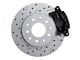 LEED Brakes Rear Disc Brake Conversion Kit with MaxGrip XDS Rotors; Black Calipers (64-72 GTO, LeMans, Tempest)