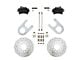 LEED Brakes Rear Disc Brake Conversion Kit with MaxGrip XDS Rotors; Black Calipers (88-99 C1500 w/ 10-Inch Rear Drum Brakes)