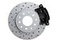 LEED Brakes Rear Disc Brake Conversion Kit with MaxGrip XDS Rotors; Black Calipers (88-99 C1500 w/ 10-Inch Rear Drum Brakes)