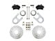 LEED Brakes Rear Disc Brake Conversion Kit with MaxGrip XDS Rotors; Black Calipers (88-99 C1500 w/ 11-Inch Rear Drum Brakes)