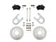 LEED Brakes Rear Disc Brake Conversion Kit with MaxGrip XDS Rotors; Black Calipers (88-99 K1500 w/ 10-Inch Rear Drum Brakes)