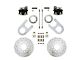 LEED Brakes Rear Disc Brake Conversion Kit with MaxGrip XDS Rotors; Zinc Calipers (88-99 C1500 w/ 11-Inch Rear Drum Brakes)