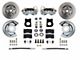 LEED Brakes Front Spindle Mount Disc Brake Conversion Kit with Vented Rotors; Zinc Plated Calipers (67-69 V8 Fairlane, Montego, Torino)