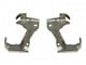 LEED Brakes Disc Caliper Mounting Brackets; Zinc Plated (67-69 Firebird)