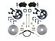 LEED Brakes Rear Disc Brake Conversion Kit with MaxGrip XDS Rotors; Black Calipers (68-69 Firebird)