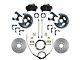 LEED Brakes Rear Disc Brake Conversion Kit with MaxGrip XDS Rotors; Black Calipers (70-81 Firebird)