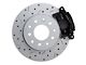 LEED Brakes Rear Disc Brake Conversion Kit with MaxGrip XDS Rotors; Black Calipers (82-92 Firebird)