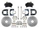 LEED Brakes Rear Disc Brake Conversion Kit with MaxGrip XDS Rotors; Black Calipers (57-76 Ranchero)