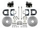 LEED Brakes Rear Disc Brake Conversion Kit with MaxGrip XDS Rotors; Zinc Plated Calipers (58-71 Thunderbird)