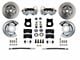 LEED Brakes Front Spindle Mount Disc Brake Conversion Kit with Vented Rotors; Zinc Plated Calipers (64-69 V8 Mustang)