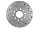 LEED Brakes Rear Disc Brake Conversion Kit with MaxGrip XDS Rotors; Zinc Plated Calipers (64-73 Mustang)