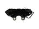 LEED Brakes 4-Piston Front Brake Calipers with Semi-Metallic Brake Pads; Black (64-67 Mustang w/ Front Disc Brakes & 5-Lug)