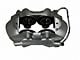 LEED Brakes 4-Piston Front Brake Calipers with Semi-Metallic Brake Pads; Zinc Plated (64-67 Mustang w/ Front Disc Brakes & 5-Lug)