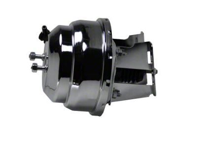 LEED Brakes 8-Inch Dual Power Brake Booster; Chrome Finish (55-57 150, 210, Bel Air, Nomad)