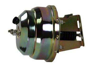 LEED Brakes 8-Inch Dual Power Brake Booster; Zinc Finish (55-57 150, 210, Bel Air, Nomad)