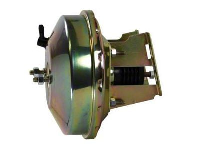 LEED Brakes 9-Inch Single Power Brake Booster; Zinc Finish (55-57 150, 210, Bel Air, Nomad)