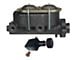 LEED Brakes Manual Front Disc Brake Conversion Kit with Adjustable Valve and MaxGrip XDS Rotors; Black Calipers (55-57 150, 210, Bel Air, Nomad)