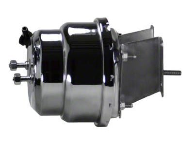 LEED Brakes Compact-10 Series 7-Inch Dual Power Brake Booster; Chrome Finish (67-72 Blazer, C10, Jimmy, K10)