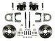 LEED Brakes Rear Disc 5-Lug Brake Conversion Kit with Vented Rotors; Zinc Plated Calipers (63-87 C10, C15)