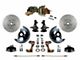 LEED Brakes Power Front Disc Brake Conversion Kit with 9-Inch Brake Booster, Side Mount Valve, 2-Inch Drop Spindles and MaxGrip XDS Rotors; Zinc Plated Calipers (67-69 Camaro w/ Front Disc & Rear Drum Brakes)