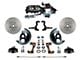 LEED Brakes Power Front Disc Brake Conversion Kit with 9-Inch Brake Booster, Side Mount Valve and MaxGrip XDS Rotors; Zinc Plated Calipers (67-69 Camaro w/ Front Disc & Rear Drum Brakes)