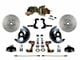 LEED Brakes Power Front Disc Brake Conversion Kit with 8-Inch Brake Booster, Side Mount Valve and MaxGrip XDS Rotors; Zinc Plated Calipers (64-72 GTO, LeMans, Tempest w/ Front Disc & Rear Drum Brakes)