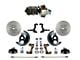 LEED Brakes Power Front Disc Brake Conversion Kit with 9-Inch Brake Booster, Bottom Mount Valve and MaxGrip XDS Rotors; Zinc Plated Calipers (64-72 Chevelle, Malibu w/ Front Disc & Rear Drum Brakes)