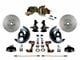 LEED Brakes Power Front Disc Brake Conversion Kit with 9-Inch Brake Booster, Side Mount Valve, 2-Inch Drop Spindles and MaxGrip XDS Rotors; Zinc Plated Calipers (64-72 Chevelle, Malibu w/ Front Disc & Rear Drum Brakes)