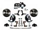 LEED Brakes Power Front Disc Brake Conversion Kit with 9-Inch Brake Booster, Side Mount Valve and Vented Rotors; Zinc Plated Calipers (64-72 GS 350, GS 400, GS 455, Skylark, Special, Sportswagon w/ Front Disc & Rear Drum Brakes)