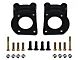 LEED Brakes Manual Front Disc Brake Conversion Kit with Master Cylinder and Vented Rotors; Zinc Plated Calipers (64-66 V8 Mustang w/ 5-Lug)