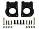 LEED Brakes MaxGrip Lite 4-Piston Front Spindle Mount Disc Brake Conversion Kit with MaxGrip XDS Rotors; Black Calipers (70-73 Mustang w/ Front Drum Brakes & 5-Lug)