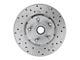 LEED Brakes MaxGrip Lite 4-Piston Manual Front Disc Brake Conversion Kit with MaxGrip XDS Rotors; Black Calipers (1970 Mustang w/ Front Drum Brakes & 5-Lug)