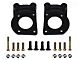 LEED Brakes MaxGrip Lite 4-Piston Power Front Disc Brake Conversion Kit with MaxGrip XDS Rotors; Anodized Calipers (64-66 V8 Mustang w/ Manual Transmission & 5-Lug)