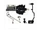 LEED Brakes Power Front Disc Brake Conversion Kit with 8-Inch Brake Booster, Master Cylinder, Brake Pedal and MaxGrip XDS Rotors; Black Calipers (1970 Mustang w/ Manual Transmission & Front Drum Brakes)