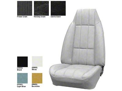 Legendary Auto Interiors, Front Bucket Seat Covers, Deluxe Style, Show Correct 304554 Camaro 1977