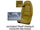 Legendary Auto Interiors, Front Bucket Seat Covers, Standard Style, Show Correct 303672 Camaro 1971