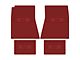 Legendary Auto Interiors Chevelle Floor Mats, Chevelle SS, Red, 1968-1972