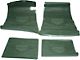 Legendary Auto Interiors Chevelle Floor Mats, Malibu SS Emblem, Green, 1964-1967