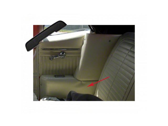 Legendary Auto Interiors, Front Armrest Pads, Show Correct AP68GCFFRT Camaro 1968-1969
