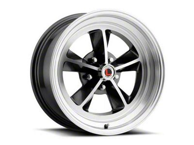 Legendary Wheel GT9 Charcoal Machined Wheel; 15x7; 6.9mm Offset (62-71 Fairlane, Torino)