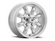 Legendary Wheel T/A 8-Spoke Alloy Silver Wheel; 15x7; 7mm Offset (62-70 Comet, Falcon)