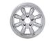 Legendary Wheel T/A 8-Spoke Alloy Silver Wheel; 15x7; 7mm Offset (62-70 Comet, Falcon)