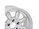 Legendary Wheel T/A 8-Spoke Alloy Silver Wheel; 15x7; 7mm Offset (62-70 Comet, Falcon)