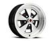 Legendary Wheel Flat 5 Gloss Black Machined Wheel; 15x7 (66-71 Ranchero)