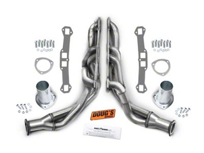 1-3/4-Inch Tri-Y Headers; Stainless Steel (58-64 348/409 V8 Biscayne, Impala)