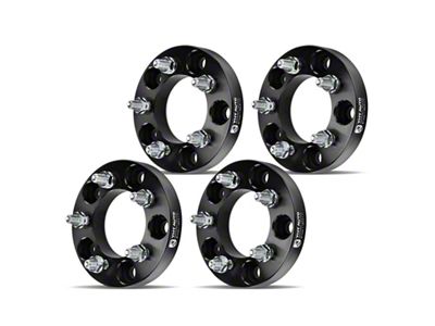 1-Inch 5-Lug Wheel Adapters; 5x5 to 5x4.5; Set of Four (91-96 Caprice)