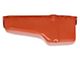 4-Quart Oil Pan with Driver Side Dipstick Location; Orange (65-79 Small Block V8 Impala)