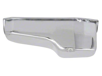 4-Quart Oil Pan with Passenger Side Dipstick Location; Chrome (80-84 Small Block V8 Impala)