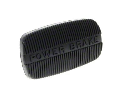 Brake Pedal Pad with Power Brakes Logo (58-70 Biscayne w/ Automatic Transmission)