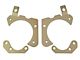 Disc Brake Caliper Brackets for OE Spindles and Large GM Calipers (1958 Biscayne, Brookwood, Del Ray, Impala, Yeoman)